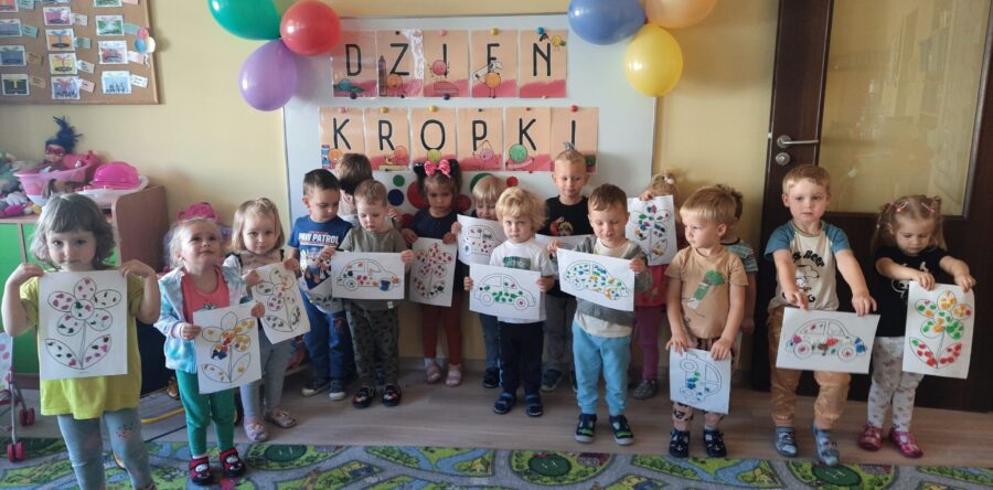 Dzień Kropki u ,,Iskierek ” i Pokazowe Zajęcia ,,Gabi”