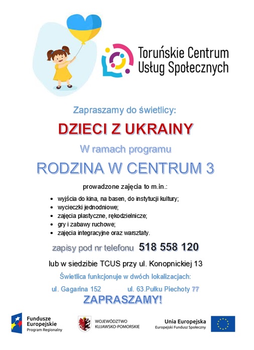 Świetlica dla dzieci ukraińskich