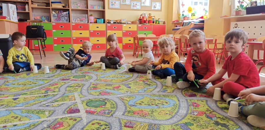 Realizacja zadań projektu edukacyjnego w grupie Iskierek